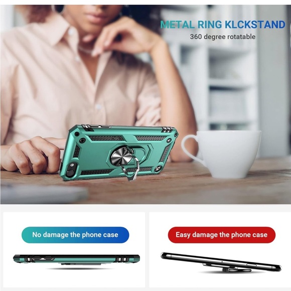 🍒4/$15 iPod Touch 7 Case/iPod Touch 6 Case Hybrid Rugged Shockproof - Picture 3 of 11